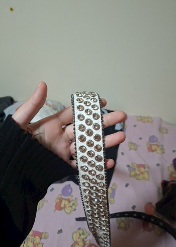 Kemer Gri Kafatası Desenli - Görsel 2