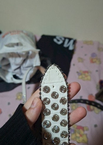 Kemer Gri Kafatası Desenli - Görsel 3