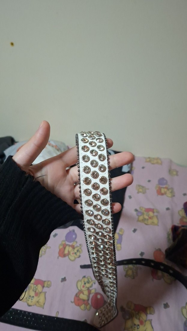 Kemer Gri Kafatası Desenli - Görsel 2