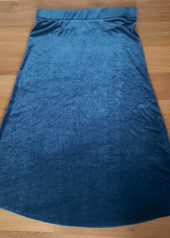 tchibo xl midi boy kadife Kadın Etek - Görsel 2