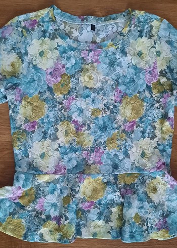 10-11 yaş volanlı bluz - Görsel 2