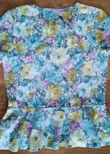 10-11 yaş volanlı bluz - Görsel 3