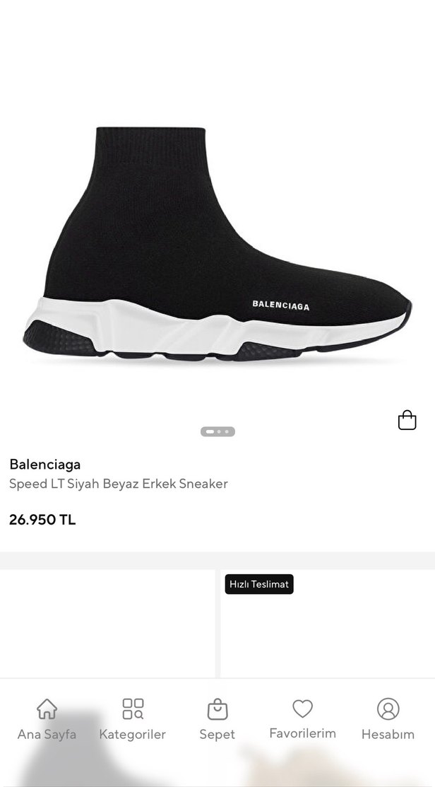 Siyah Kadın Dolgu Topuklu Spor Ayakkabı - Görsel 4