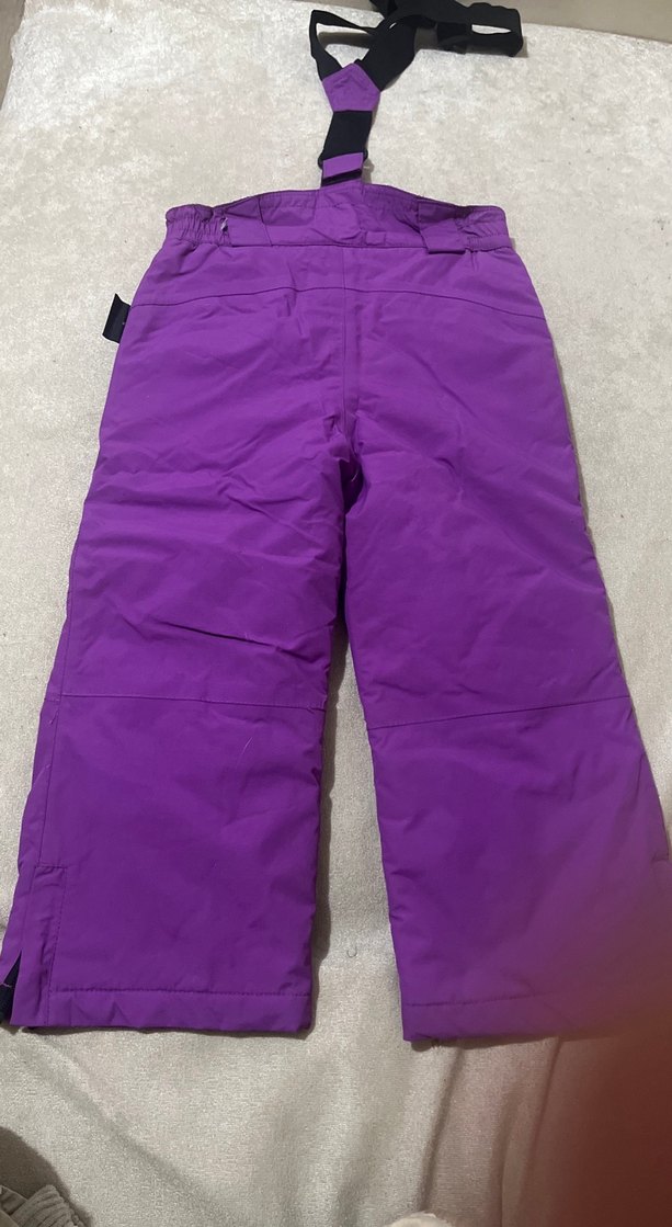 Kız Mor Fermuarlı kayakçı Pantolon - Görsel 2