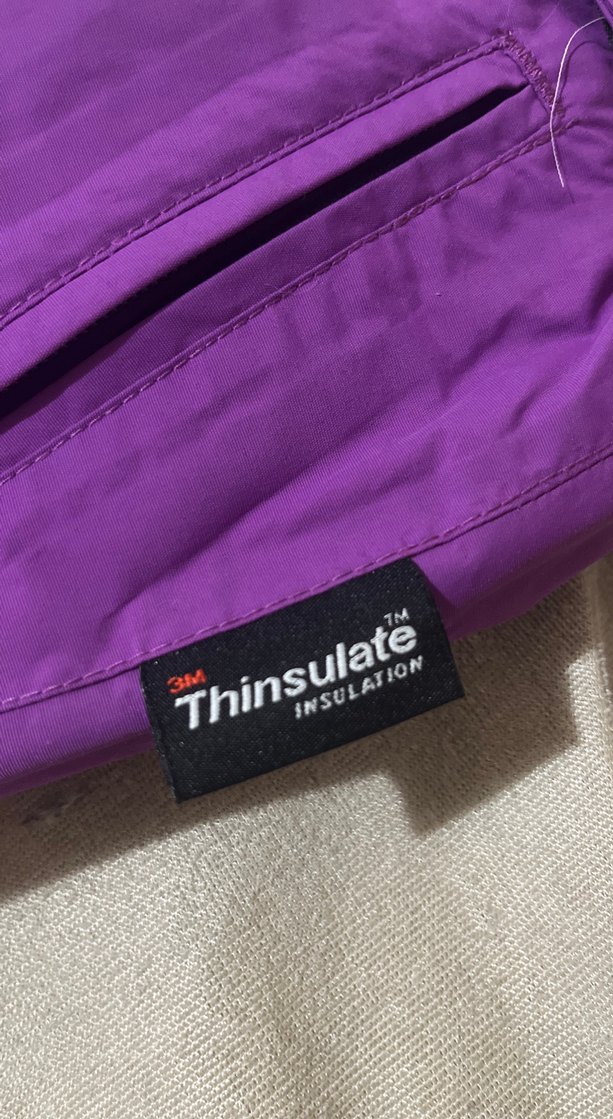 Kız Mor Fermuarlı kayakçı Pantolon - Görsel 4