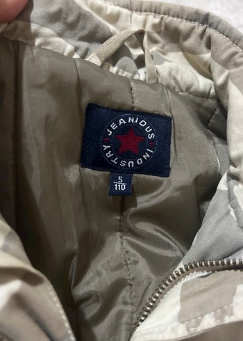 Gri Kamuflaj Düğmeli Erkek Mont - Görsel 3