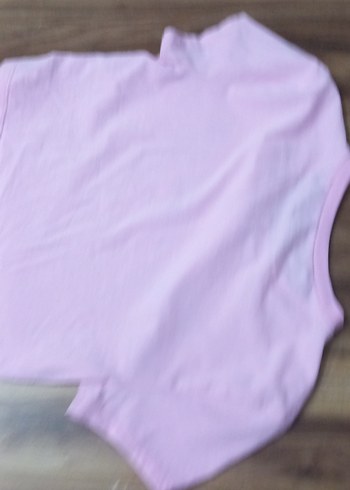 Pembe Baskılı crop - Görsel 3