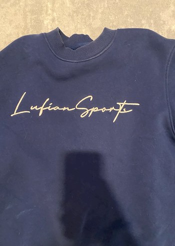 Lacivert Erkek Sweatshirt, Uzun Kollu, Rahat Kesim - Görsel 2