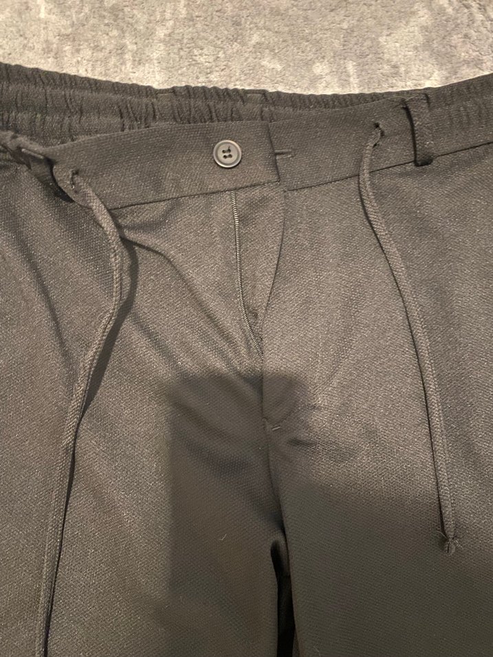 Erkek Siyah Kumaş Pantolon - Görsel 2