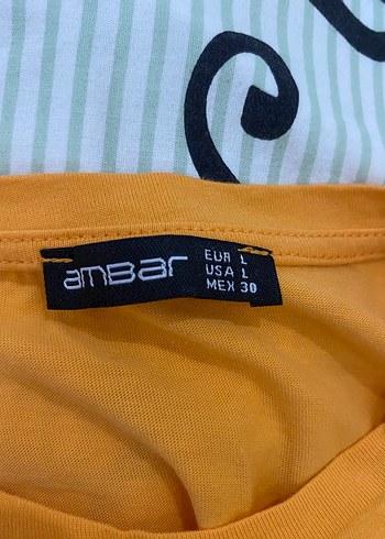 Sarı Kadın Basic Tişört - Görsel 4