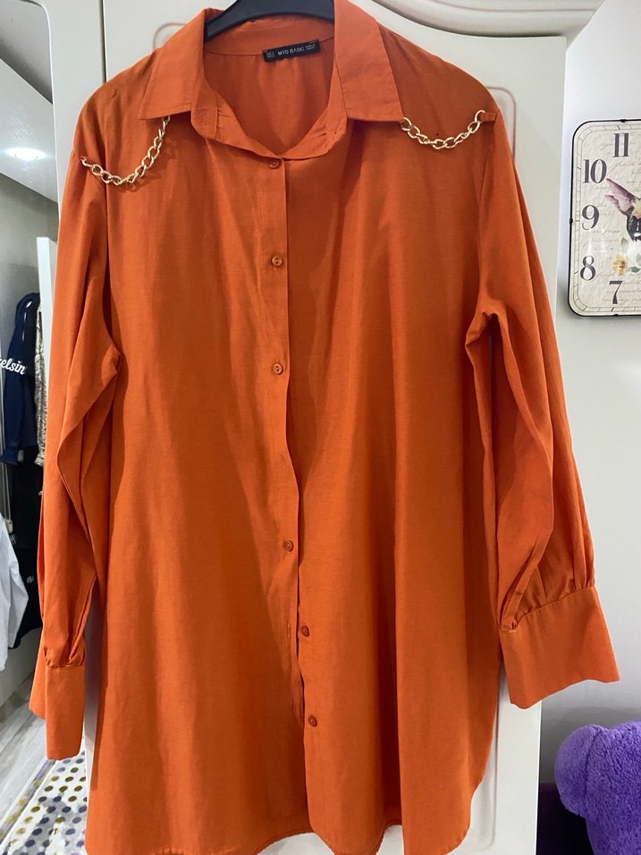 MYD BASIC Turuncu Erkek Tişört - Görsel 3