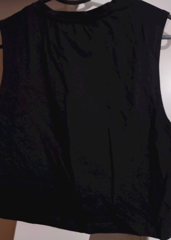 Siyah Kolsuz Yüksek Yakalı Kadın Atlet - Görsel 2