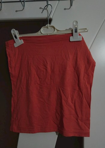 Narçiçeği Straplez Bikini Üzeri Crop - Görsel 2