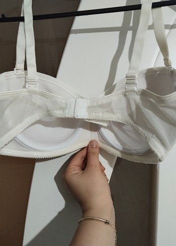 Beyaz Minimalis Lotus Sütyen 80D - Görsel 2