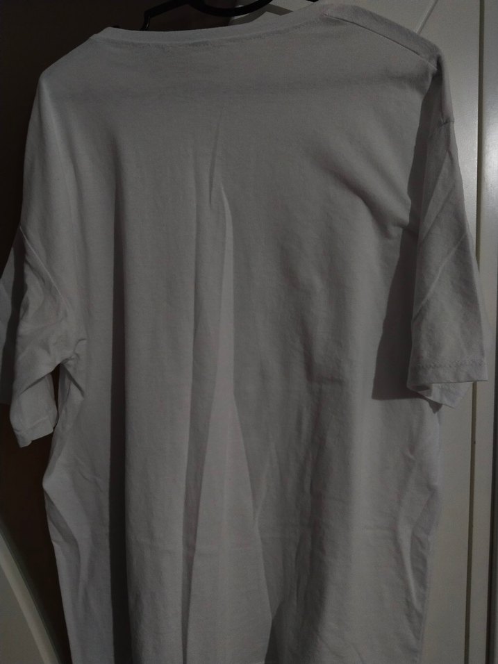 Beyaz Unisex Baskılı Tişört - Görsel 2