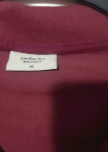 Bordo Düğmeli Erkek Polo Tişört - Görsel 2