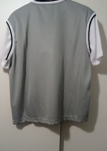 Gri Baskılı Erkek Spor Tişörtü - Görsel 3