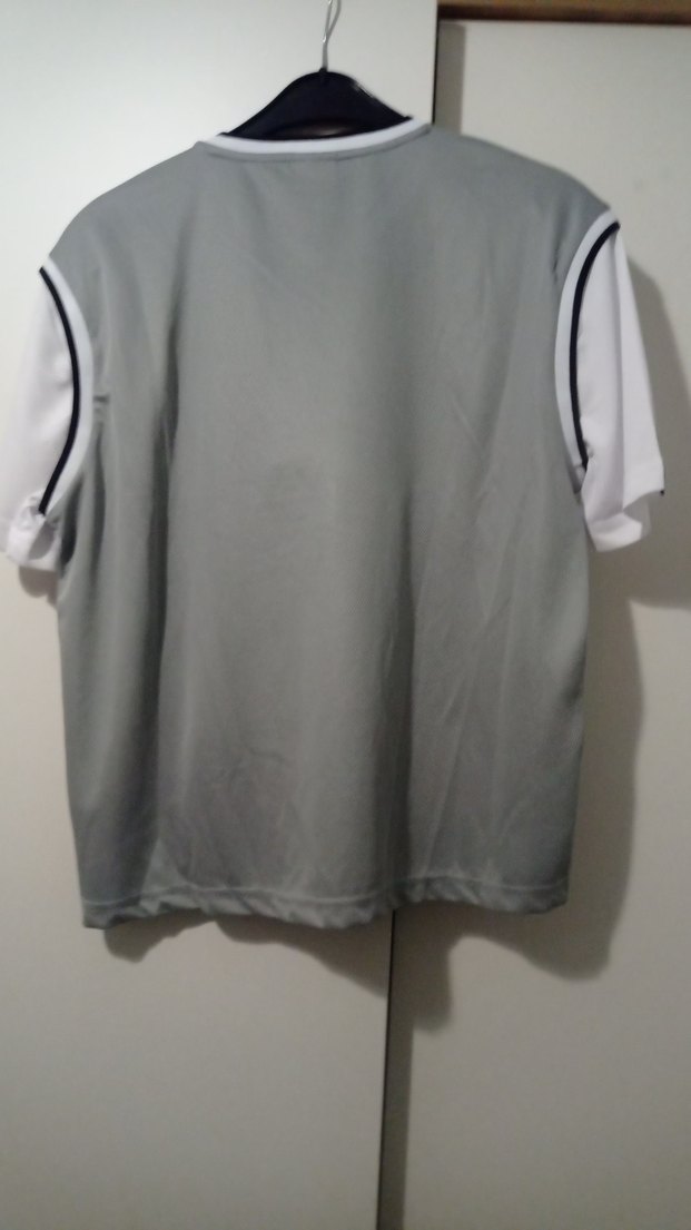 Gri Baskılı Erkek Spor Tişörtü - Görsel 3