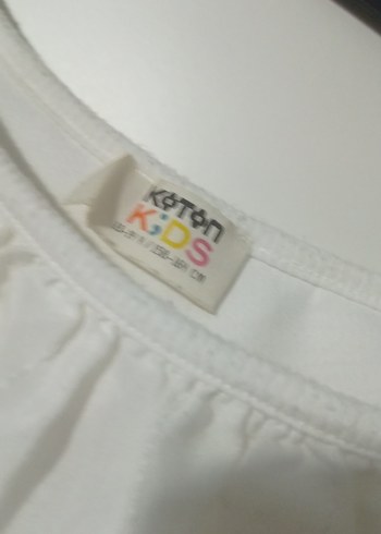 Kız Çocuk Beyaz Fırfırlı Straplez Bluz - Görsel 2