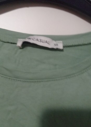 Yeşil Baskılı Kısa Kollu T-shirt - Görsel 2