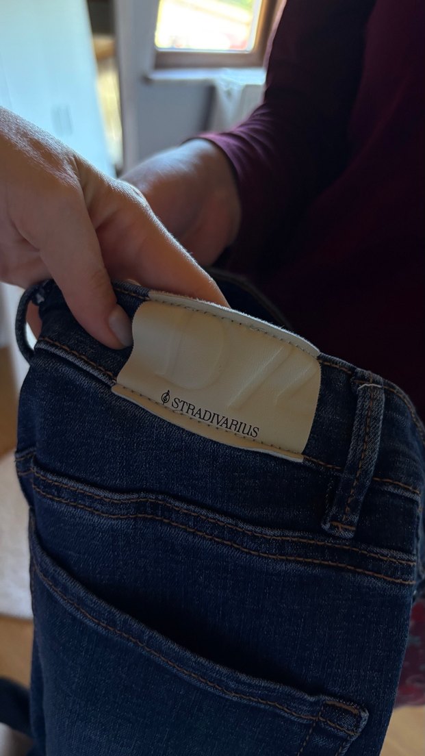 Retro Mavi Denim Bootcut Jean Stradivarius — görsel 4/8