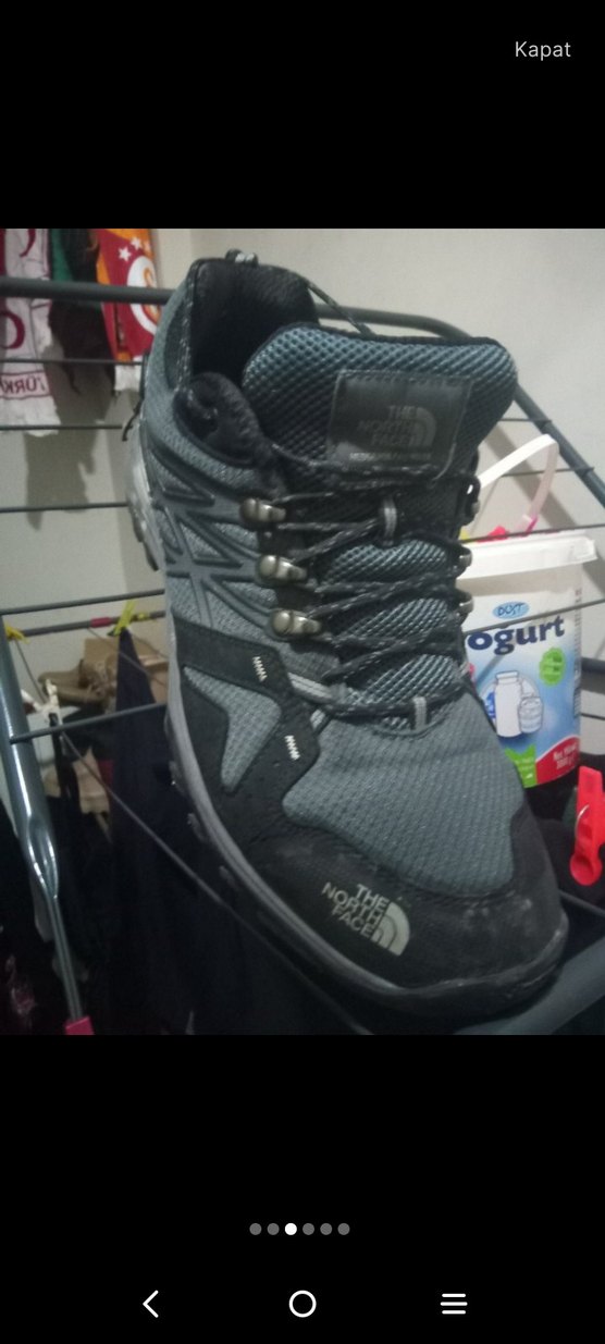 The North Face Erkek Gri Outdoor Spor Ayakkabı - Görsel 2