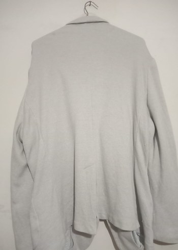 Erkek Beyaz Keten Düğmeli Ceket 58 beden - Görsel 5