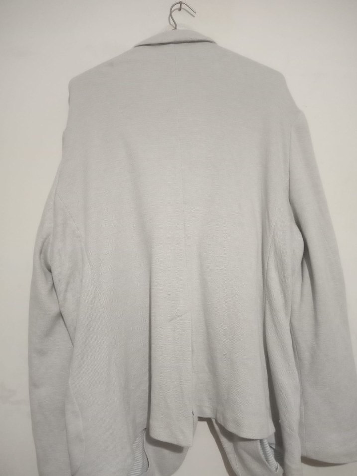 Erkek Beyaz Keten Düğmeli Ceket 58 beden - Görsel 5