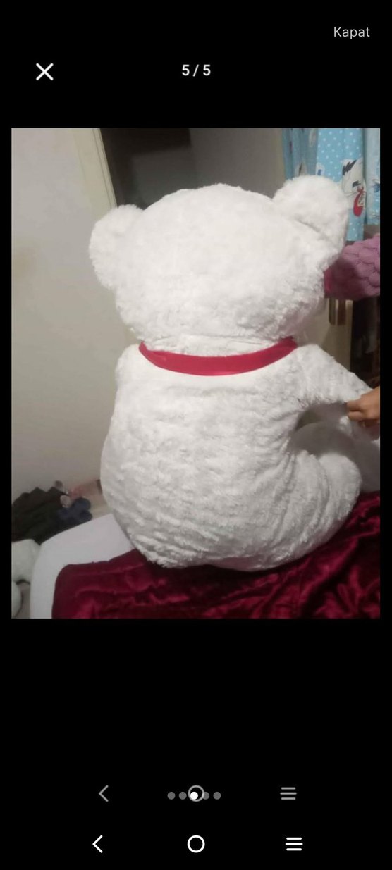 Beyaz Peluş Ayıcık Seti - Görsel 3