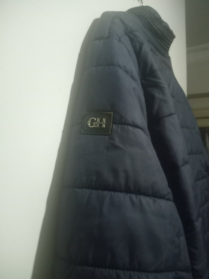 lacivert Fermuarlı Erkek Mont - Görsel 5