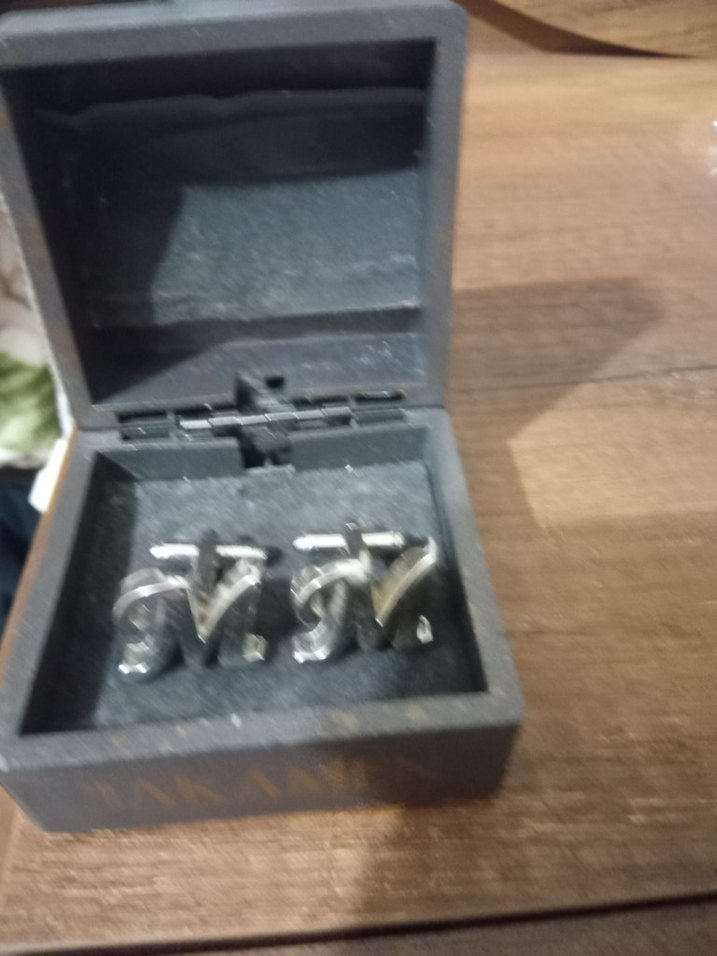 JAKAMEN Gri Metal Rock Punk Kol Düğmeleri - Görsel 2