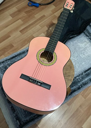 Pastel Pembe Klasik Gitar - Görsel 3