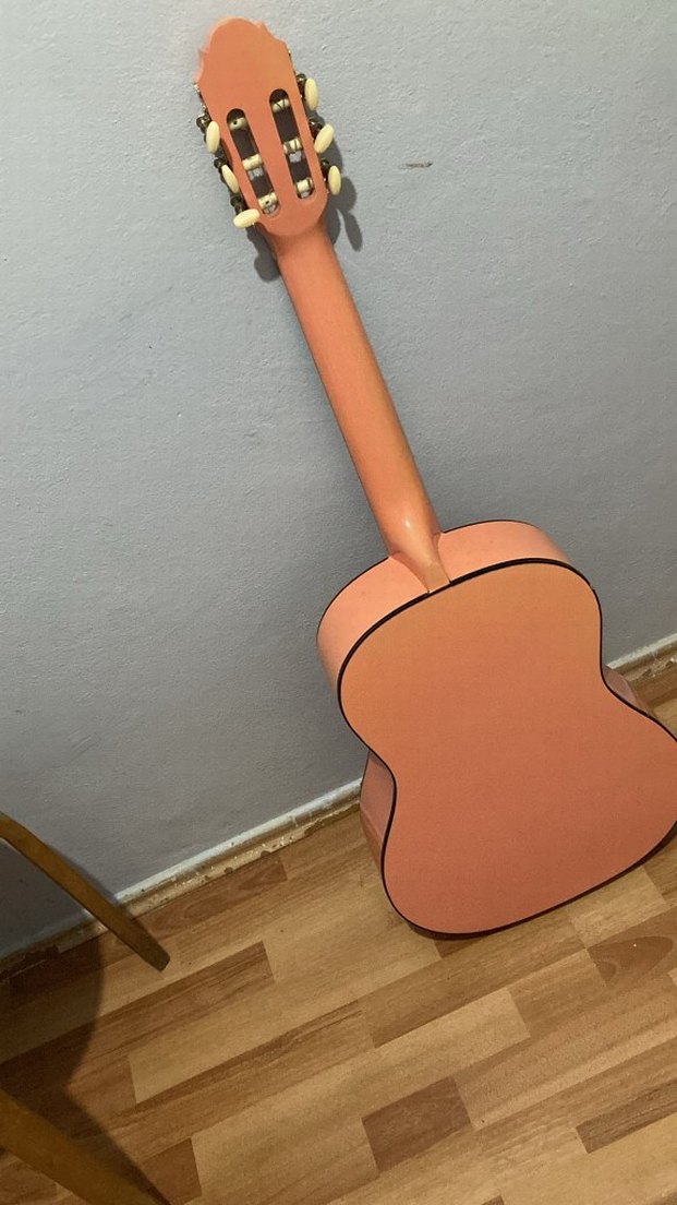 Pastel Pembe Klasik Gitar - Görsel 2