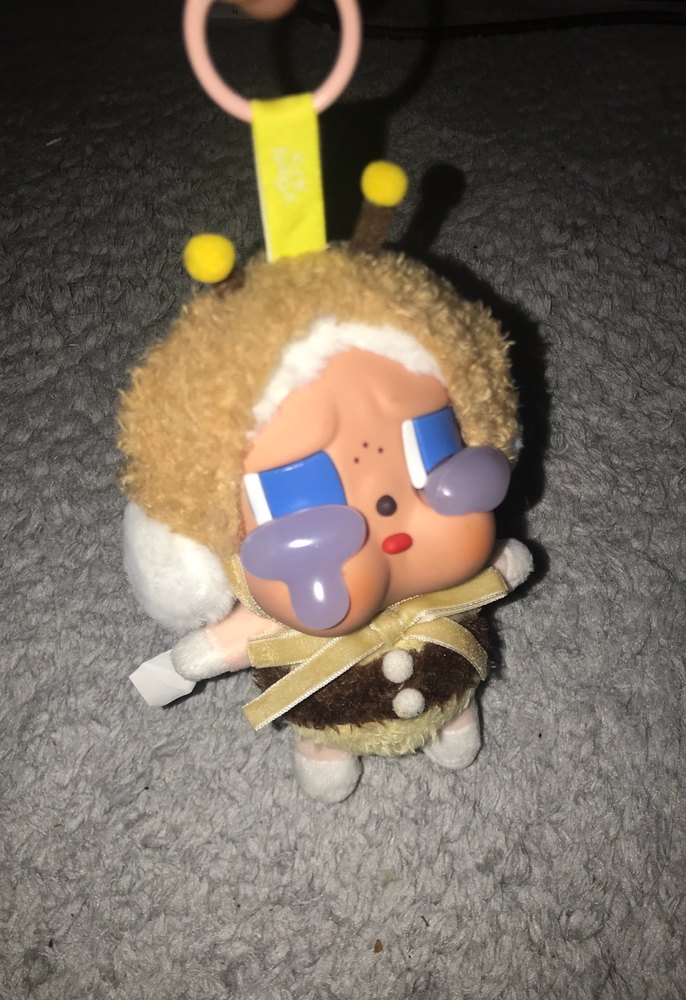 Pastel Kahverengi Arı Kostümlü Peluş Oyuncak - Görsel 3