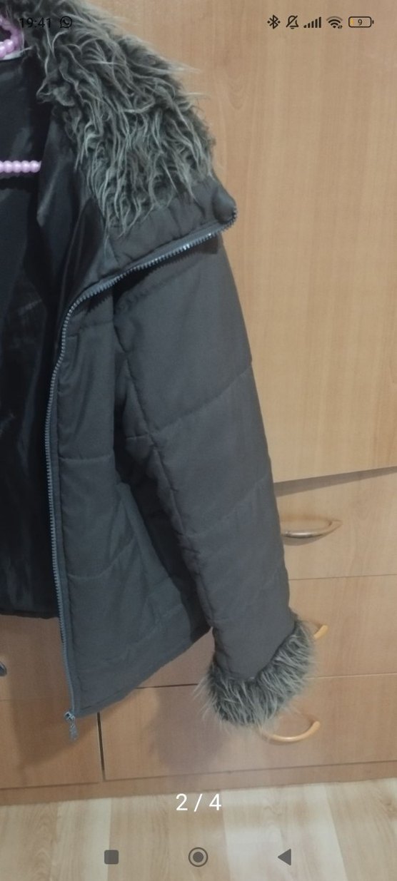 Kadın Kürklü Mont - Görsel 2