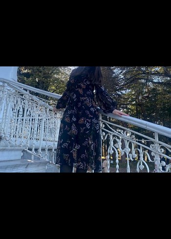 Siyah Tül Elbise - Görsel 2