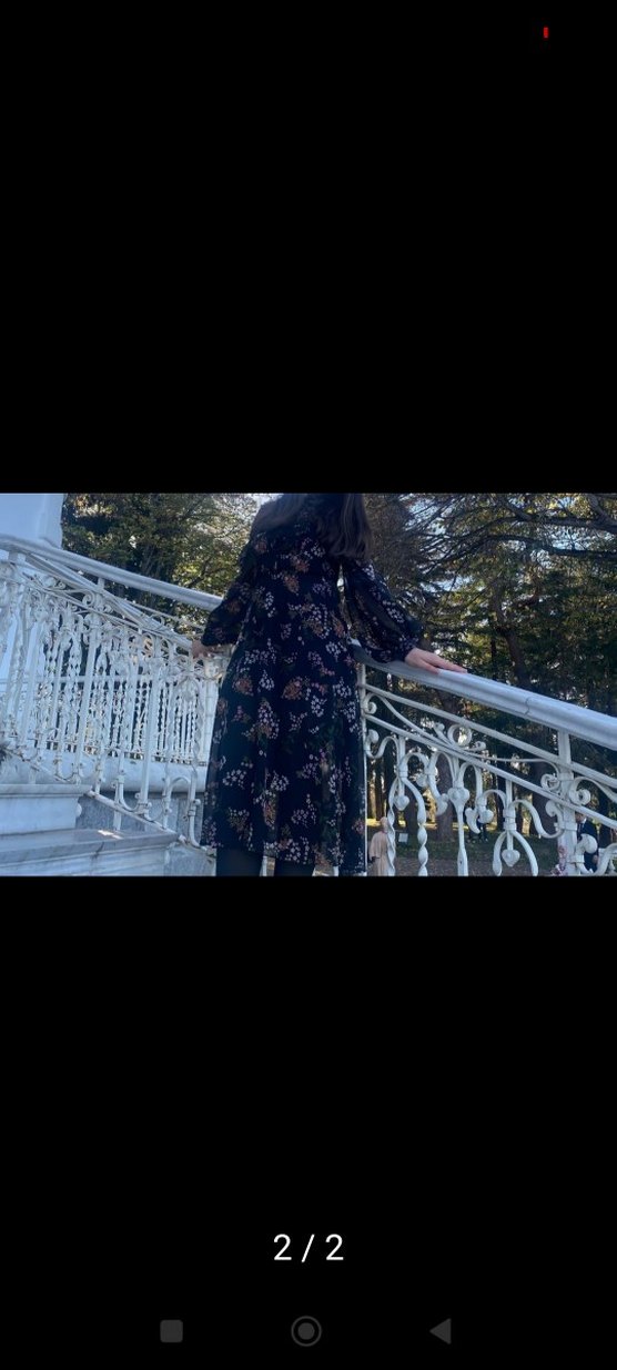 Siyah Tül Elbise - Görsel 2