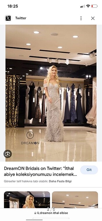 Dreamon Gelinlik Dreamon ithal abiye