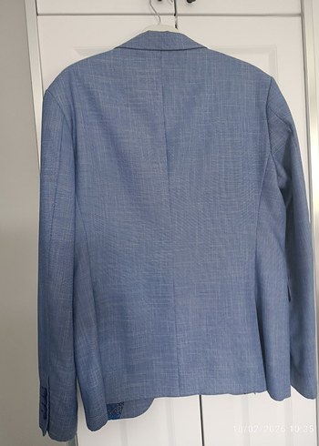 Erkek Klasik Kesim Mavi Ceket - Görsel 3