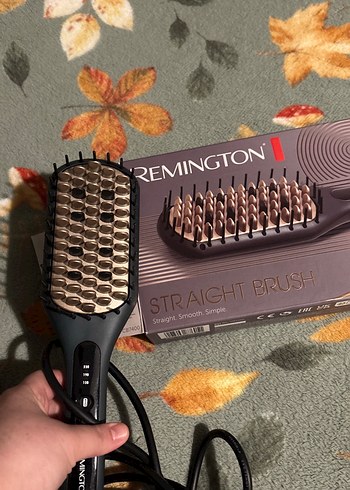 Remington Kahverengi Parlak Saç Düzleştirici Fırça - Görsel 3