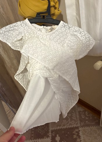 Beyaz dantelli astarlı elbise - Görsel 3