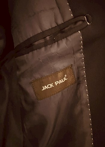 Düğmeli Klasik Kahverengi Erkek Ceket - Görsel 2