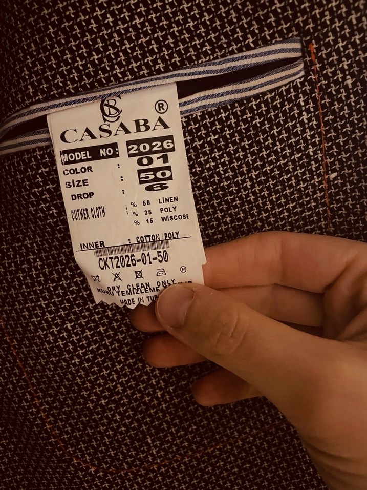 Gri Erkek Düğmeli Regular Fit Takım Ceket - Görsel 2