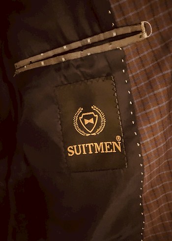 Kahverengi Erkek Ceket, Notch Yaka, Düğmeli - Görsel 2