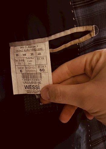 Gri Kareli Erkek Takım Ceketi - Görsel 2