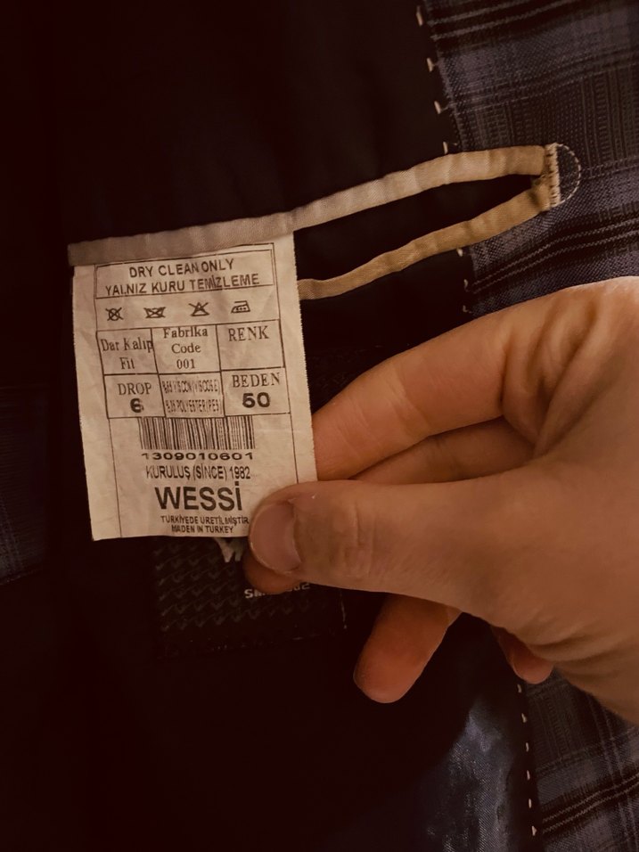 Gri Kareli Erkek Takım Ceketi - Görsel 2