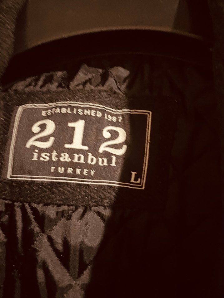 Düğmeli Kahverengi Erkek Yün Kaban - Görsel 2