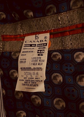 Bej Düğmeli Erkek Takım Ceketi - Görsel 2