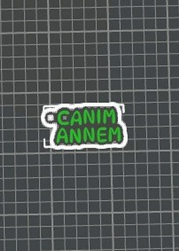 Yeşil M'ANNEI Punk Rozet - Görsel 2