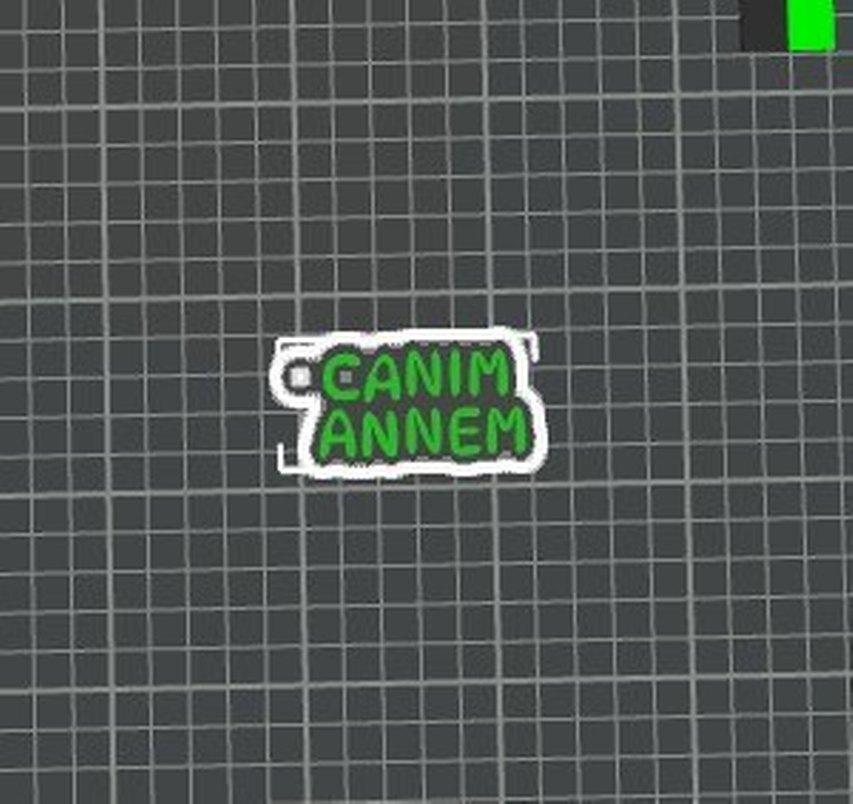 Yeşil M'ANNEI Punk Rozet - Görsel 2